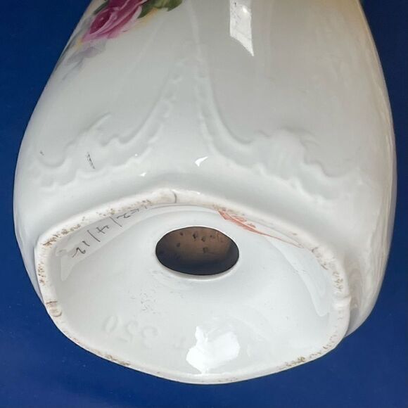 Antique German Hand Painted Floral Porcelain Sugar Shaker - Picture 16 of 16